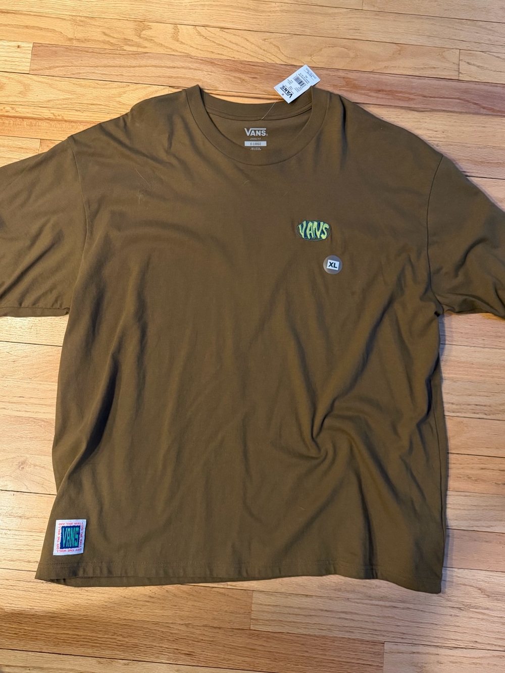 Vans Brown Short Sleeve Logo Tee